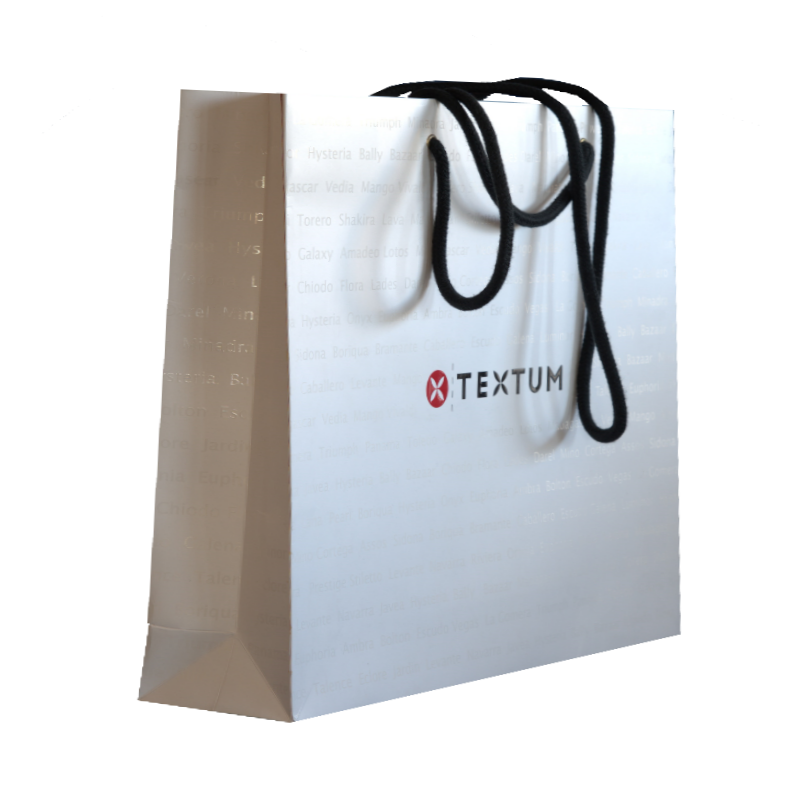 Exklusive Papiertaschen mit partiellem UV-Lack