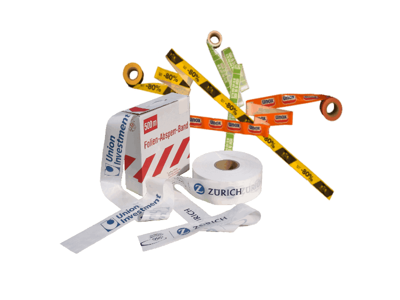 Absperrbänder & Logobänder