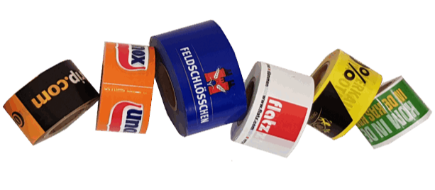 WEST PAPIER - Absperrbänder aus LDPE - alle Längen und Farben Absperrbänder aus LDPE - alle Längen und Farben