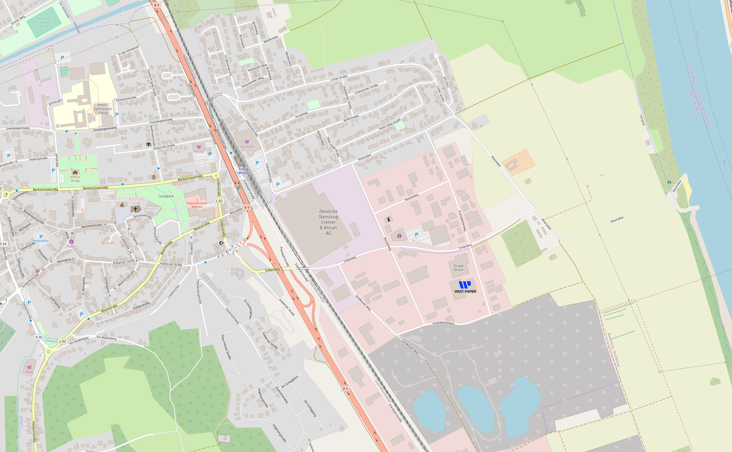 West-Papier - Anfahrtbeschreibung