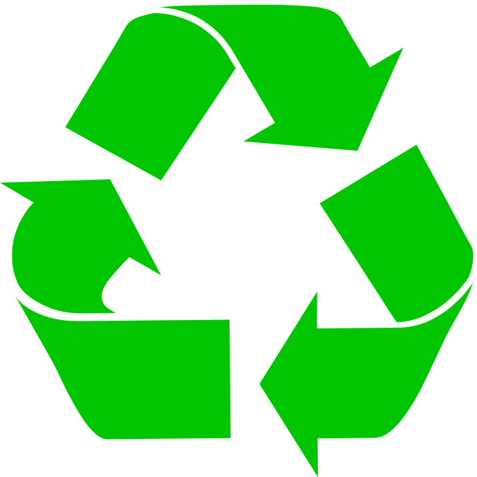 Papiertischdecken aus Recyclingmaterial