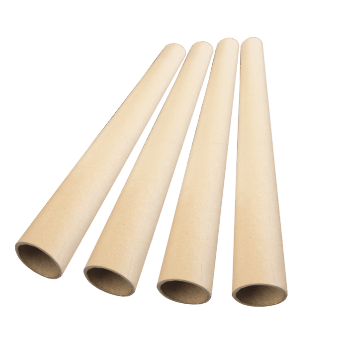 Graspapier - Tischdecken auf Hartpapphülsen